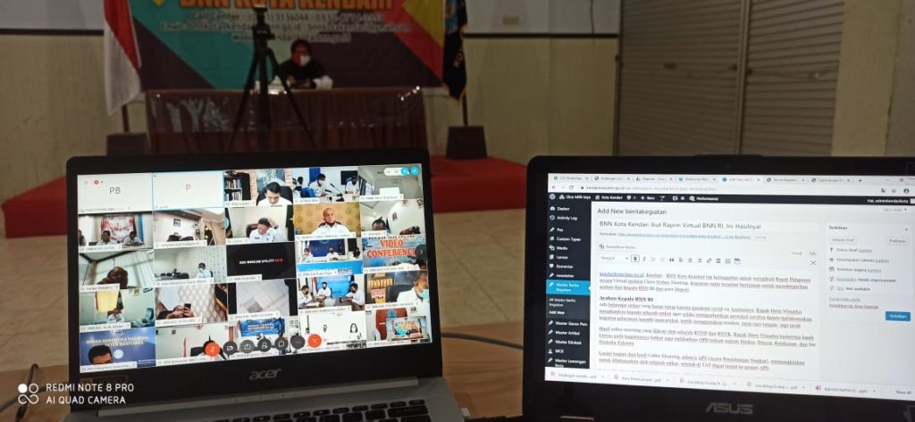 BNN Kota Kendari Ikut Rapim Virtual BNN RI (7)