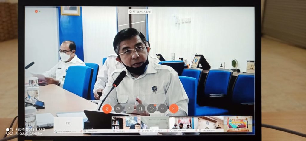 BNN Kota Kendari Ikut Rapim Virtual BNN RI (7)