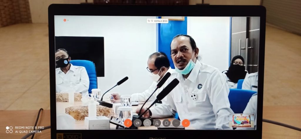 BNN Kota Kendari Ikut Rapim Virtual BNN RI (7)