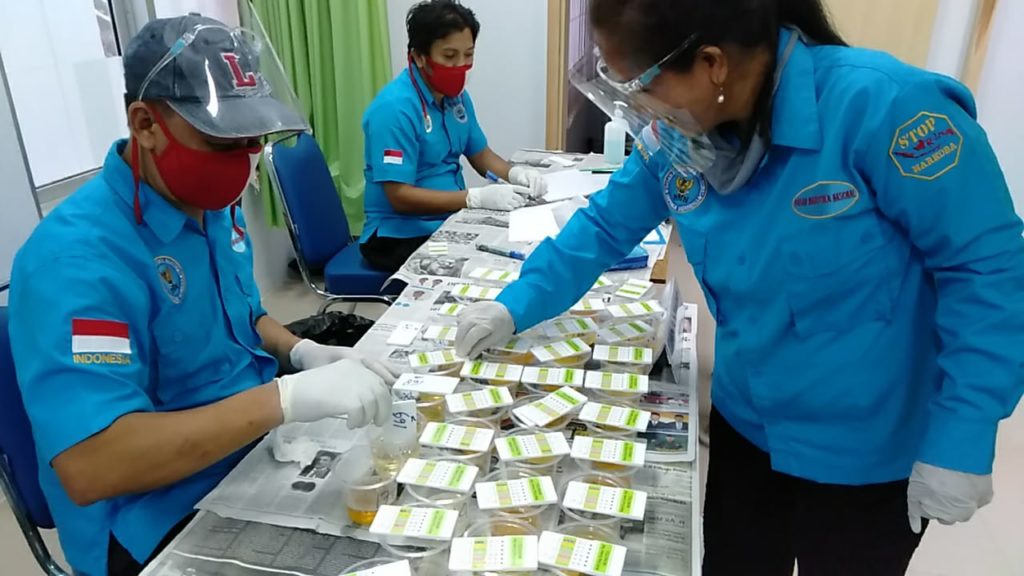 BNN Kota Kendari Periksa 247 CPNS Kabupaten Konawe Kepulauan