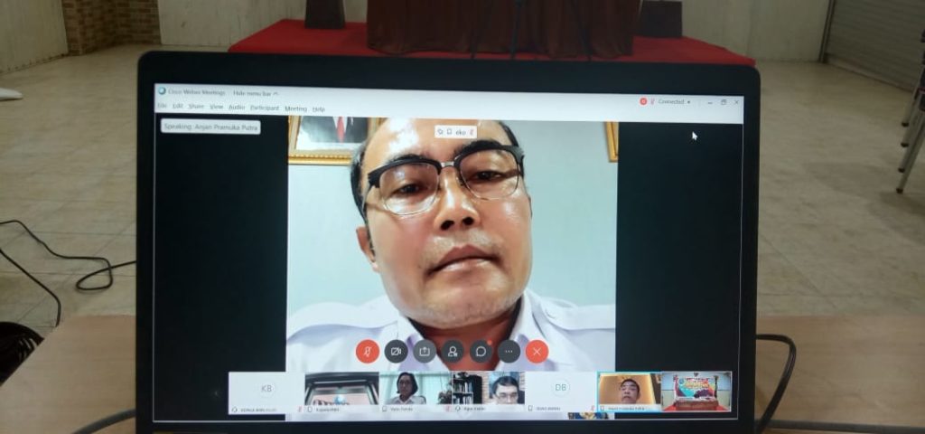 Mengawali Agustus 2020, BNN Kota Kendari Ikut Rapim BNN RI