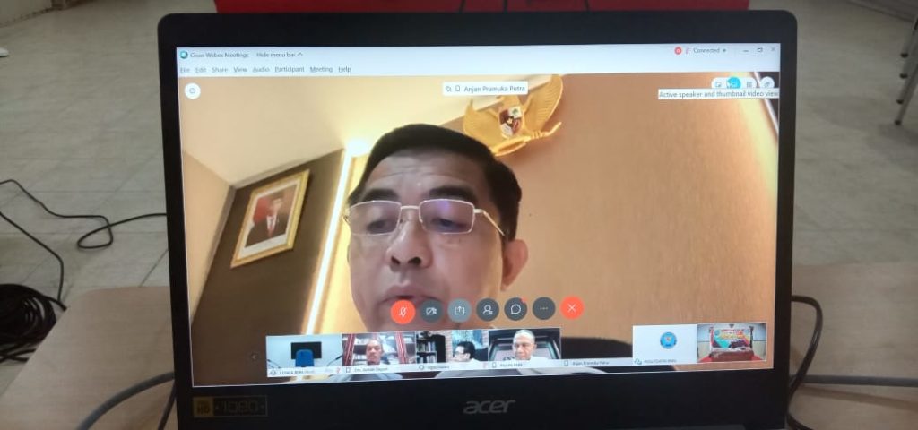 Mengawali Agustus 2020, BNN Kota Kendari Ikut Rapim BNN RI