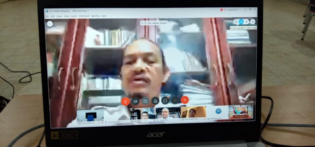 Mengawali Agustus 2020, BNN Kota Kendari Ikut Rapim BNN RI