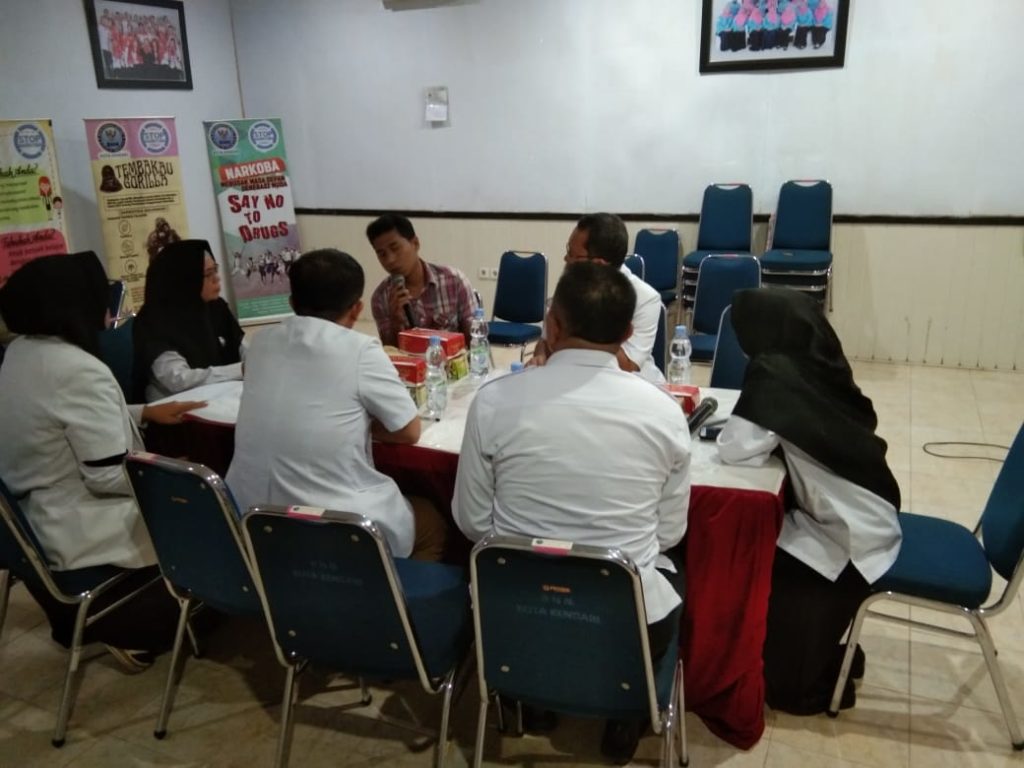 Seksi Rehabilitasi BNN Kota Kendari Mengawali Kegiatan Tahun 2020 dengan TAT