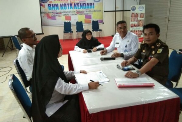 Seksi Rehabilitasi BNN Kota Kendari Mengawali Kegiatan Tahun 2020 dengan TAT