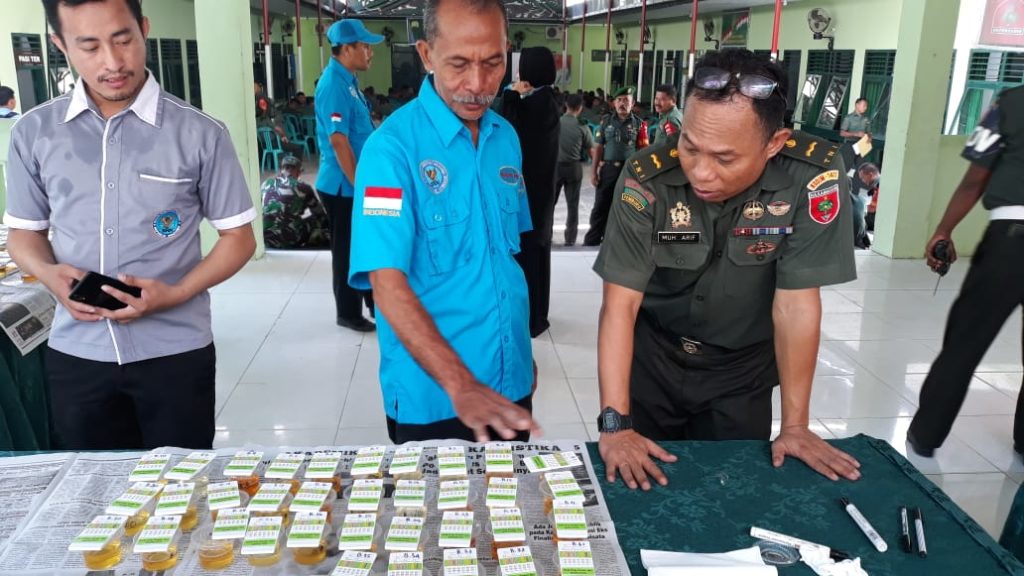 BNN Kota Kendari Periksa 70 Anggota Kodim 1417/Kendari