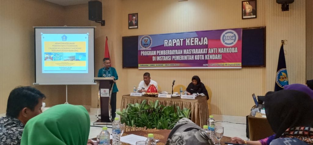 Komitmen Berantas Narkoba, Pemkot Kendari Rencana Hibahkan Aset untuk Pembangunan Kantor BNN Kota Kendari