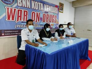 BNN Kota Kendari Ikut Virtual Meeting Aplikasi BOSS, Ke depan Permohonan Sosialisasi dan SKHPN Lewat BOSS