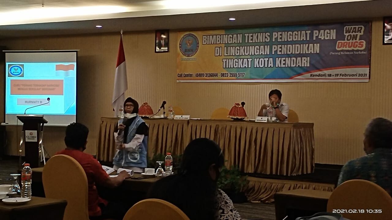 Gandeng Para Guru, BNN Kota Kendari Gelar Bimtek dan Bentuk Penggiat Anti Narkoba