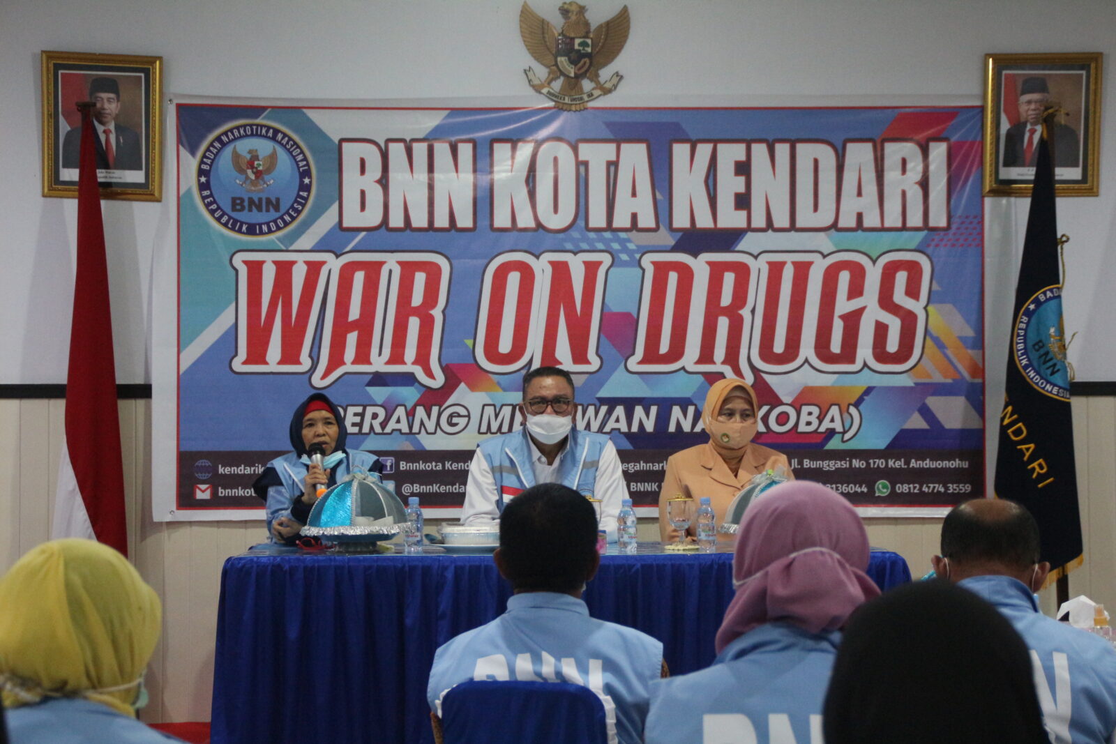 BNN Kota Kendari Sambut Kunjungan Kepala BNNP Sultra dan Ketua DWP BNNP Sultra BNN Kota Kendari Sambut Kunjungan Kepala BNNP Sultra dan Ketua DWP BNNP Sultra