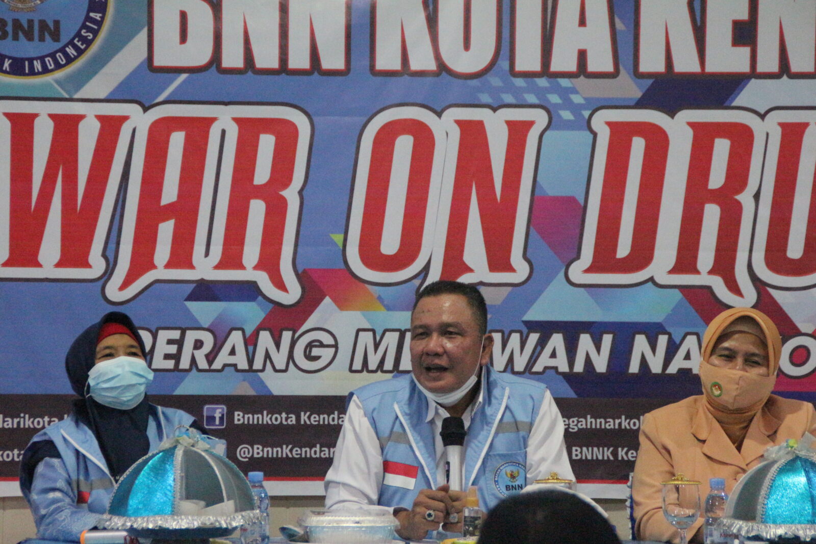 BNN Kota Kendari Sambut Kunjungan Kepala BNNP Sultra dan Ketua DWP BNNP Sultra
