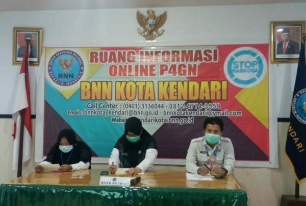 Mengawali Februari, BNN Kota Kendari Ikut Rapim BNN RI
