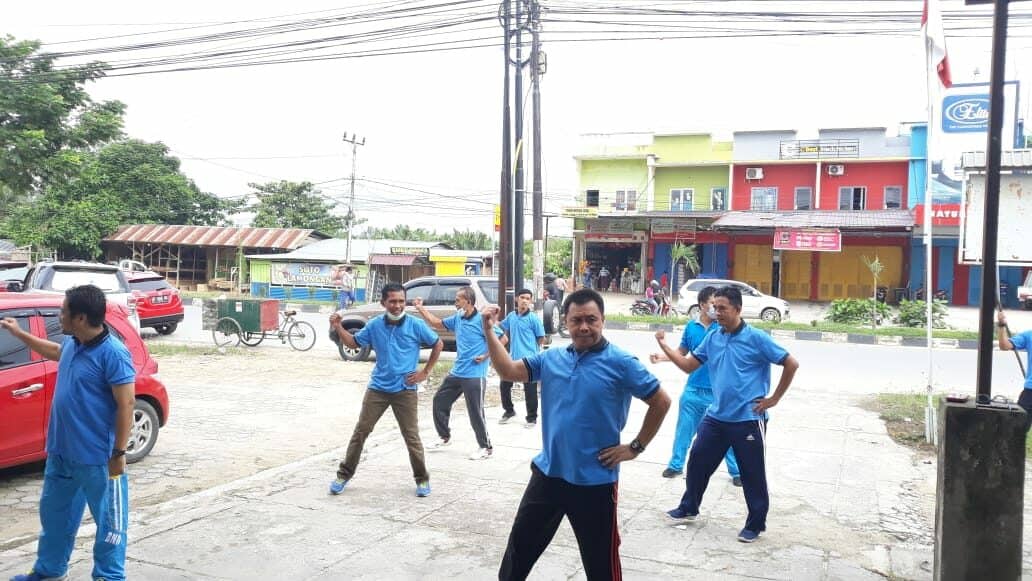 Sehat di Masa Pandemi, BNN Kota Kendari Lakukan Senam Kebugaran Jasmani