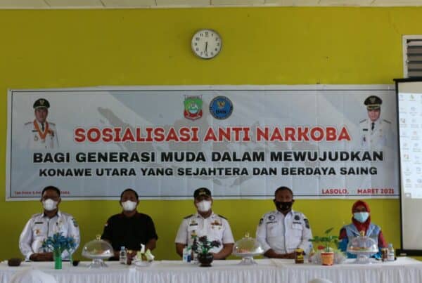 Implementasi Inpres Nomor 2 Tahun 2020, BNN Kota Kendari Lakukan Penyuluhan di SMAN 1 Lasolo