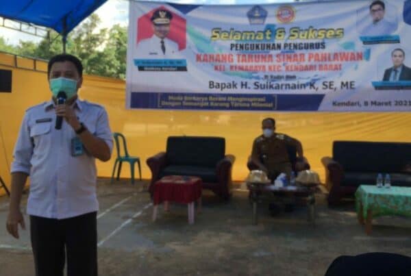 Wujudkan Kelurahan Bersinar, BNN Kota Kendari Edukasi Bahaya Narkoba Kepada Pengurus KTSP