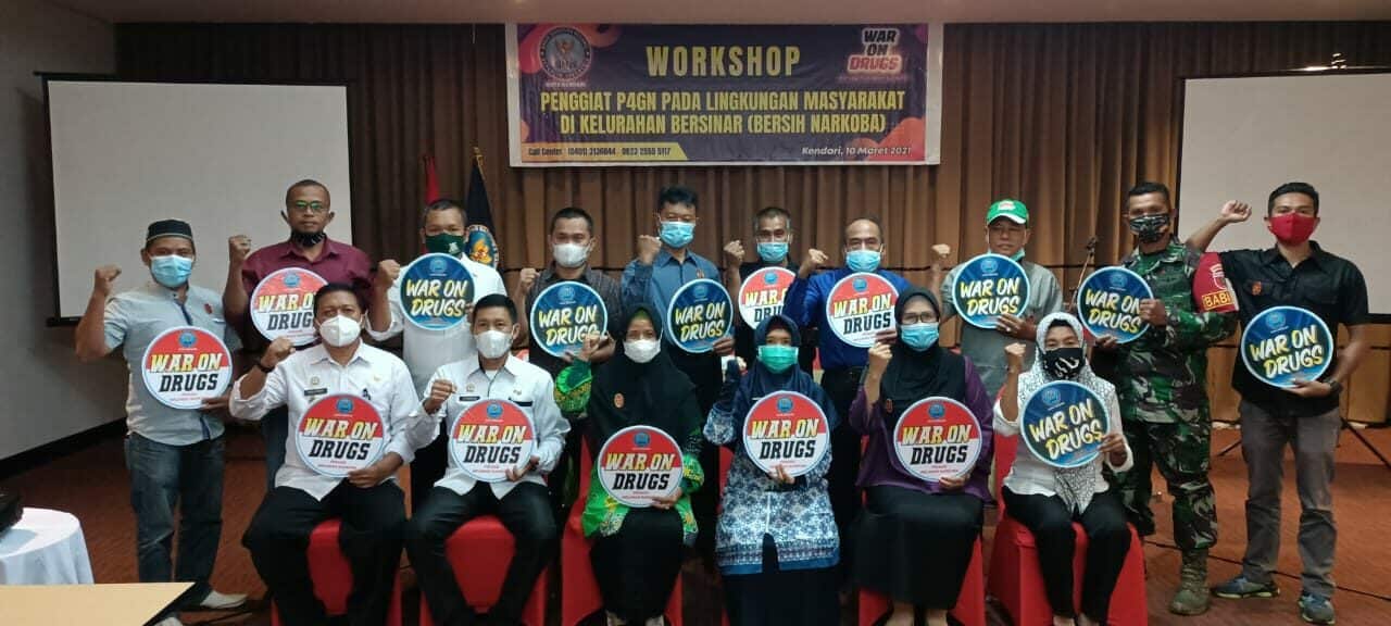 Sasar Kelompok Masyarakat, BNN Kota Kendari Gelar Workshop Penggiat P4GN Sasar Kelompok Masyarakat, BNN Kota Kendari Gelar Workshop Penggiat P4GN