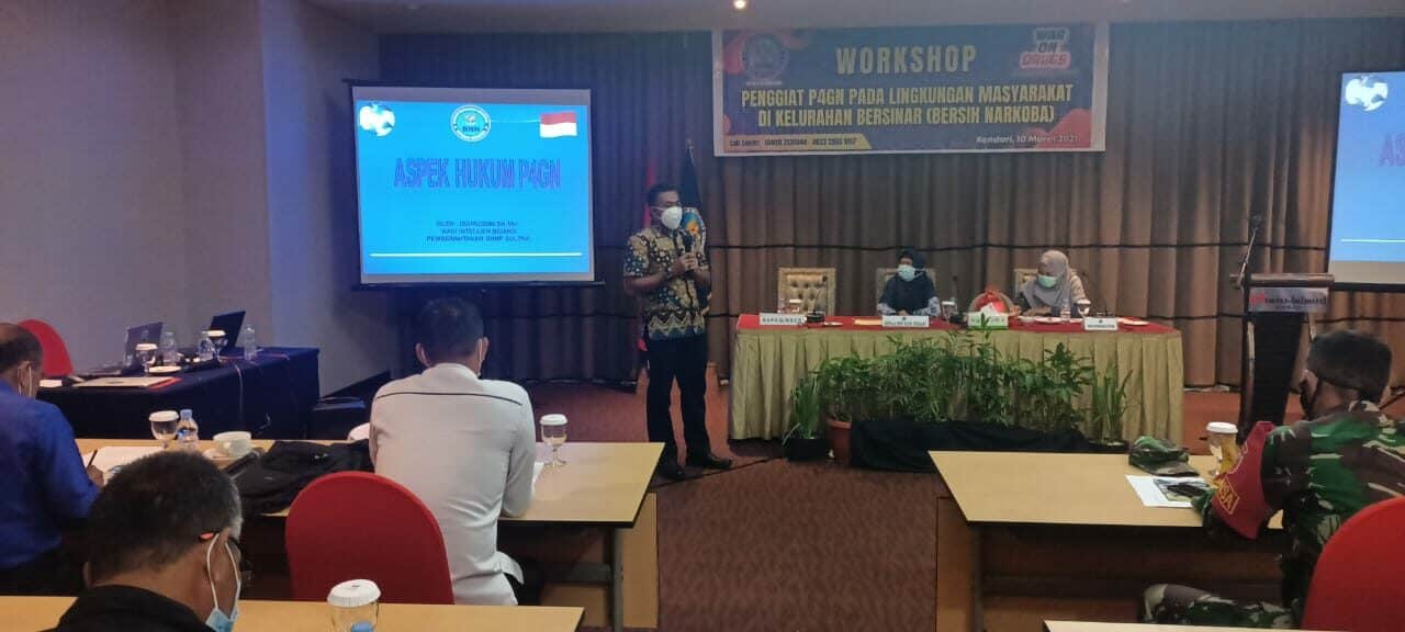 Sasar Kelompok Masyarakat, BNN Kota Kendari Gelar Workshop Penggiat P4GN