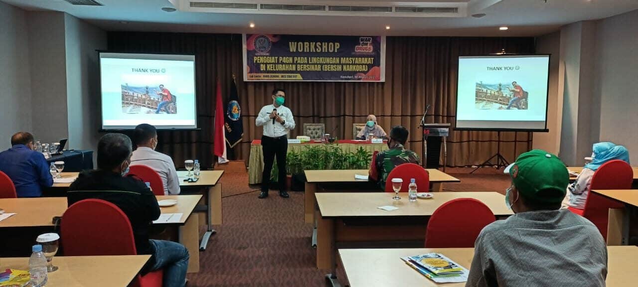 Sasar Kelompok Masyarakat, BNN Kota Kendari Gelar Workshop Penggiat P4GN