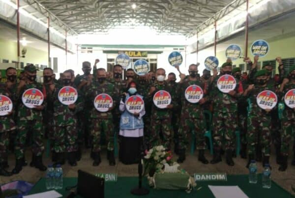 Pastikan Prajurit Bersih Narkoba, Kodim 1417/Kendari Gelar Penyuluhan & Tes Urine