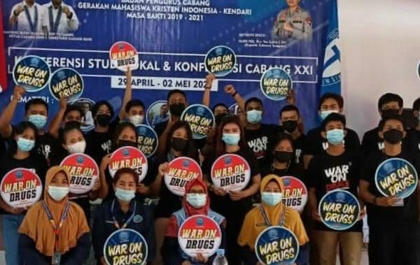 Wujudkan Milenial Bersinar GMKI Kendari Gelar Penyuluhan Bahaya Narkoba