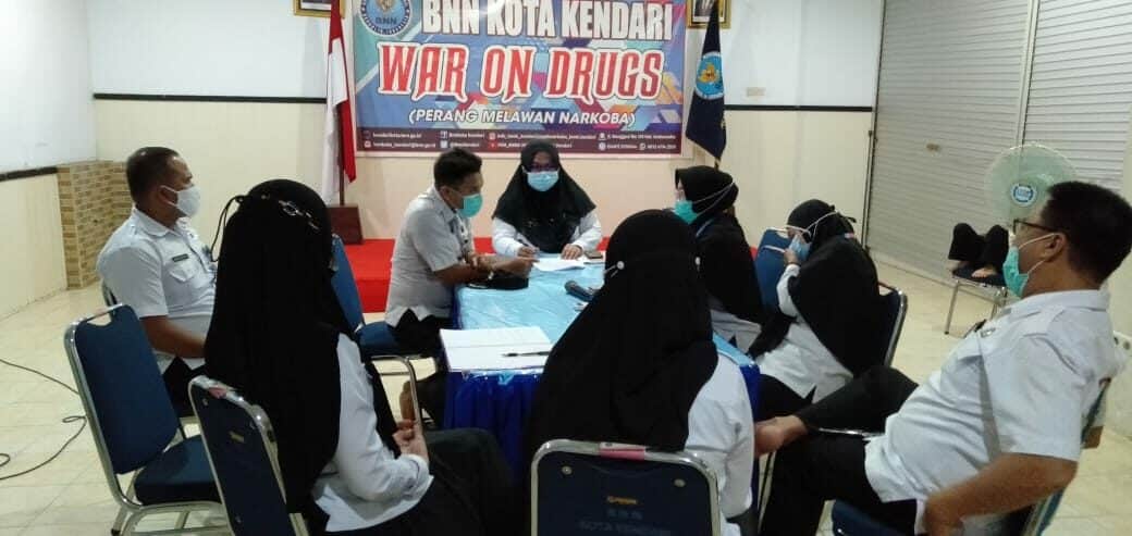 Jelang HANI 2021, BNN Kota Kendari Gelar Rapat Internal Konsep Otomatis
