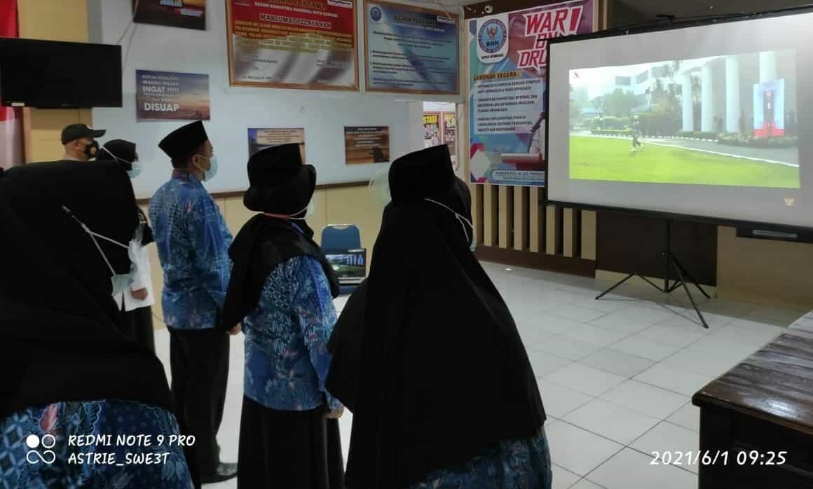 BNN Kota Kendari Memperingati Hari Lahir Pancasila di Era Pandemi Covid-19