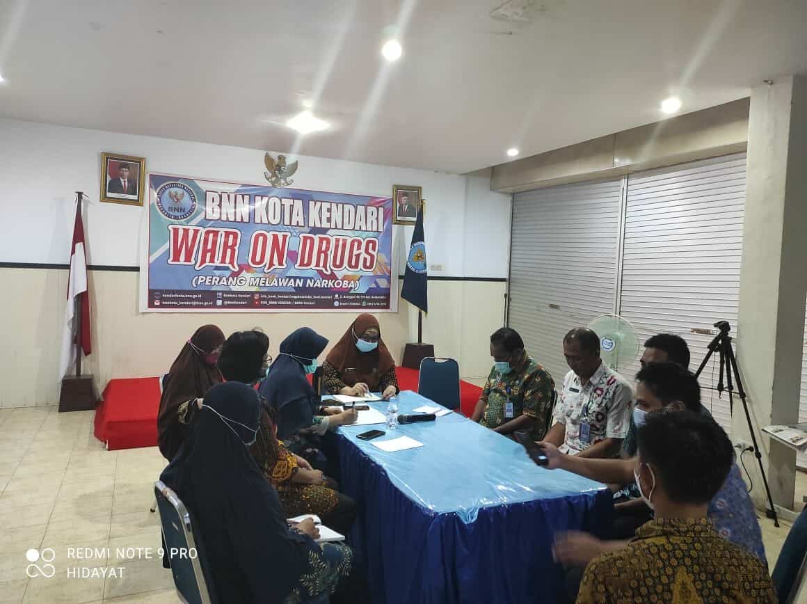 Genjot Kinerja Pegawai, Subbag Umum BNN Kota Kendari Gelar Rapat Internal