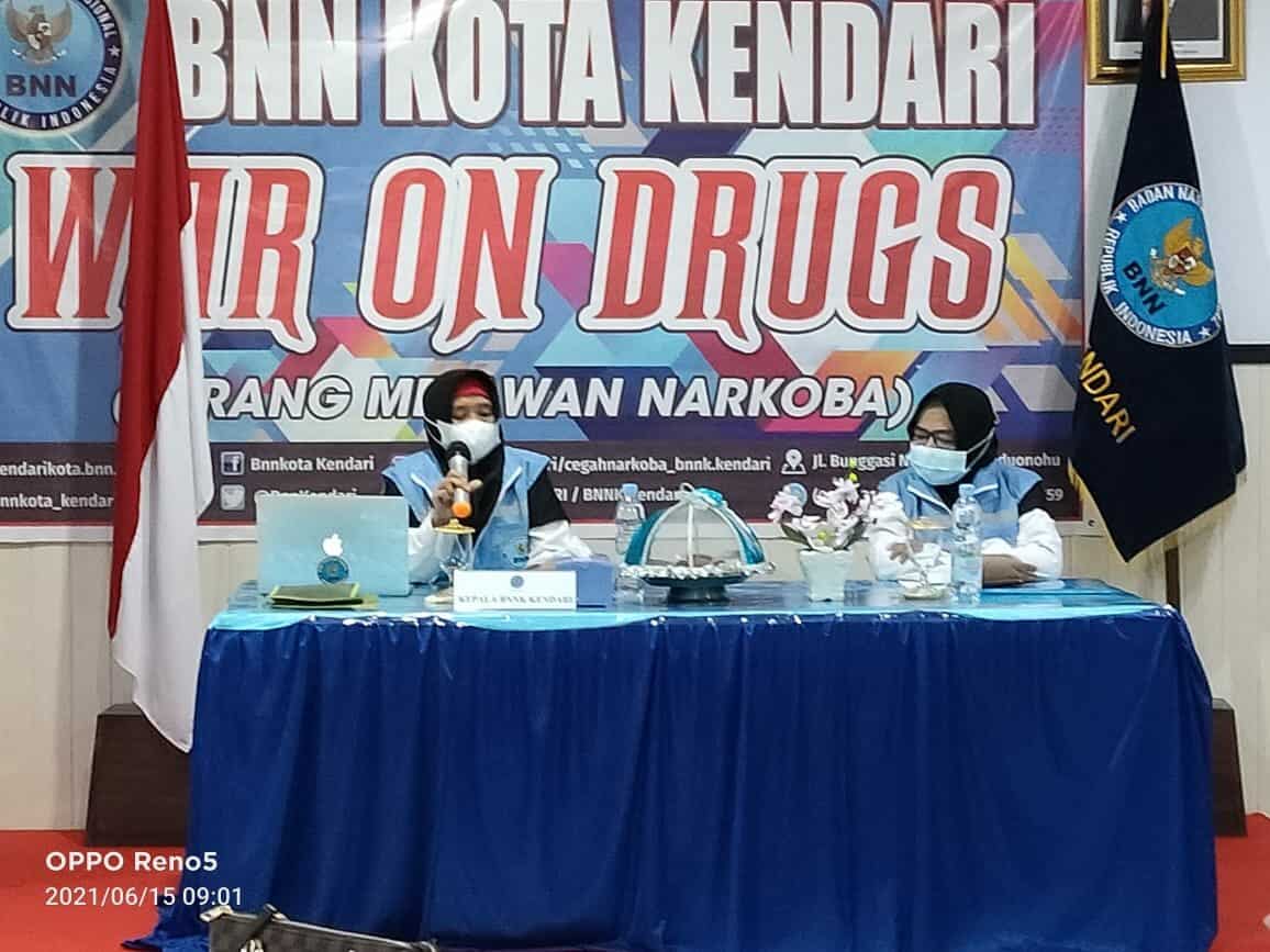 Kepala BNN Kota Kendari Resmi Membuka Bimtek IBM