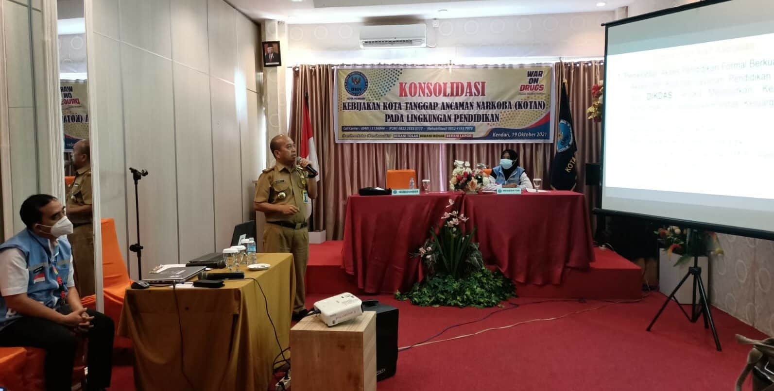 Konsolidasi Kebijakan Kota Tanggap Ancaman Narkoba pada Lingkungan Pendidikan