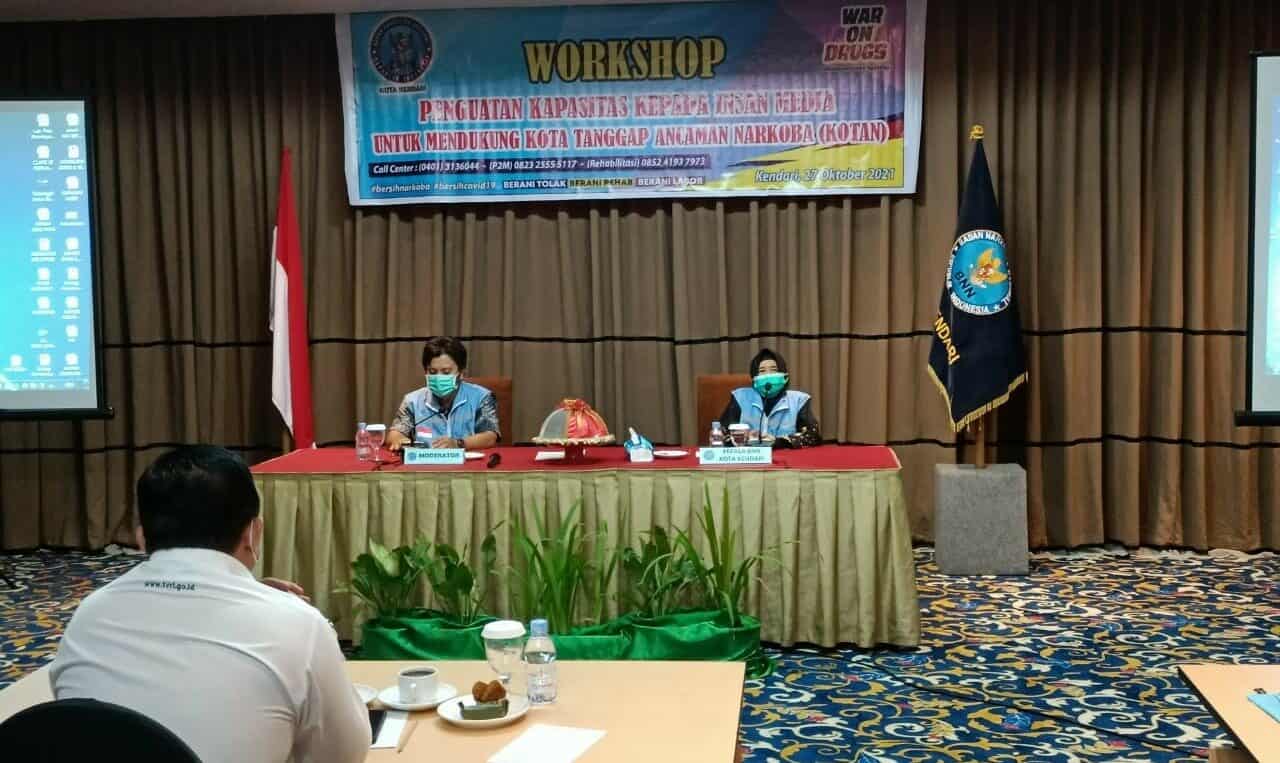 Gandeng Para Jurnalis, BNN Kota Kendari Lakukan Workshop Penguatan Kapasitas Kepada Insan Media Gandeng Para Jurnalis, BNN Kota Kendari Lakukan Workshop Penguatan Kapasitas Kepada Insan Media