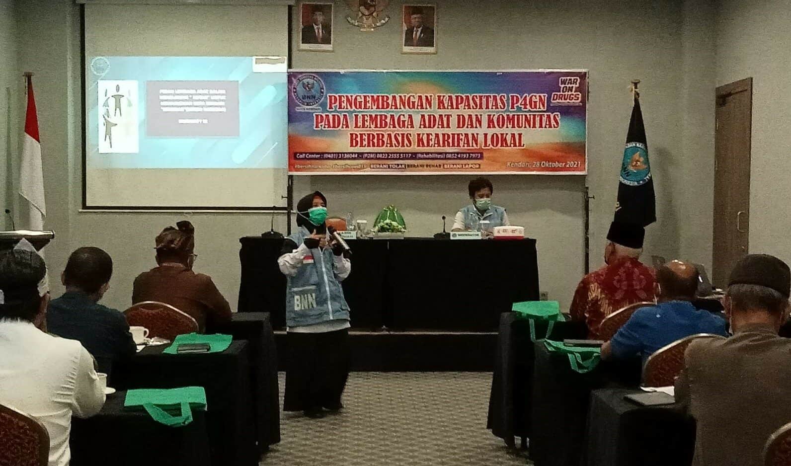 BNN Kota Kendari Gandeng Lembaga Adat Mewujudkan KOTAN