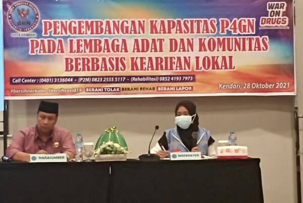 BNN Kota Kendari Gandeng Lembaga Adat Mewujudkan KOTAN