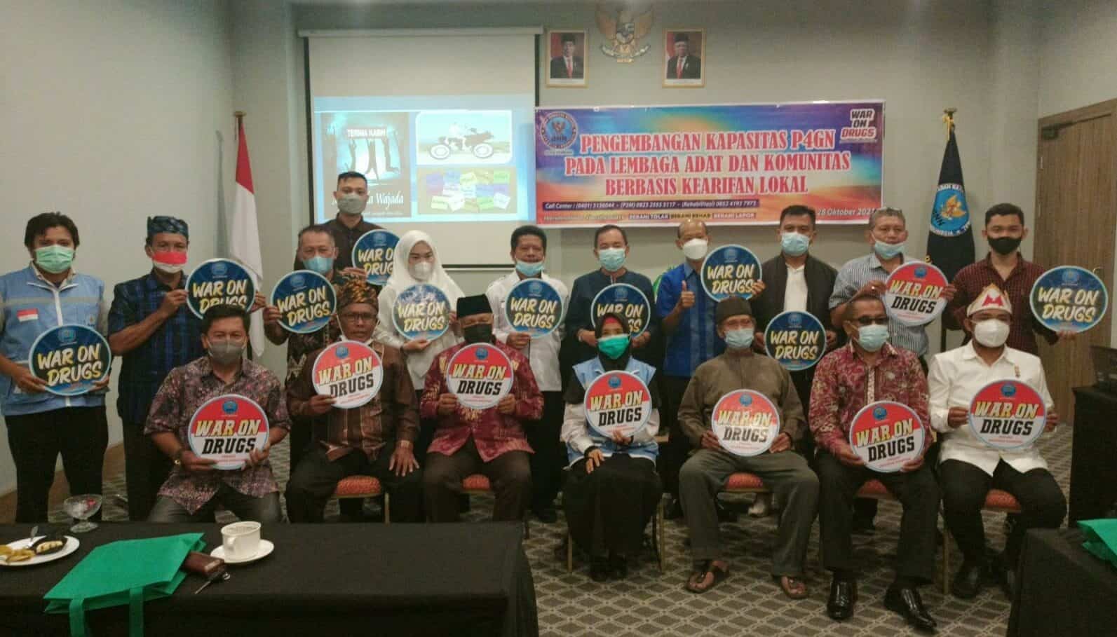 BNN Kota Kendari Gandeng Lembaga Adat Mewujudkan KOTAN