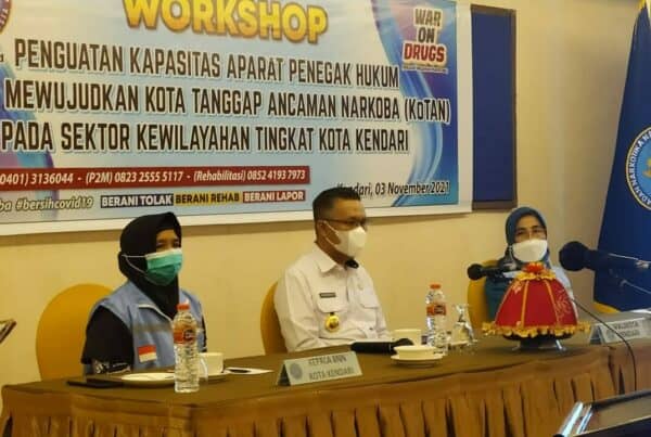 BNN Kota Kendari Menyelenggarakan Kegiatan Workshop Penguatan Kapasitas Aparatur Penegak Hukum