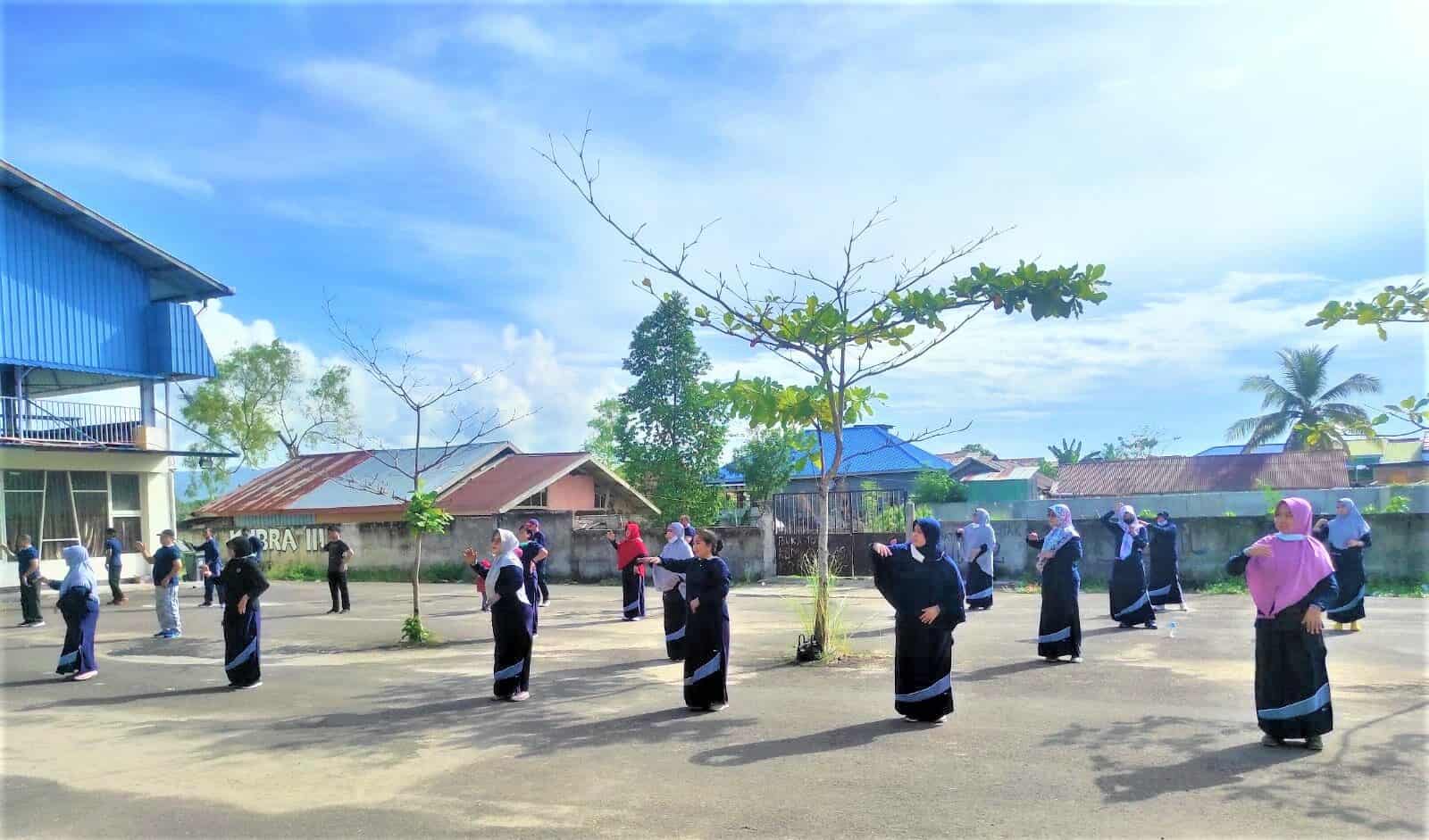 Tingkatkan Imunitas Tubuh, BNN Kota Kendari Gelar Senam