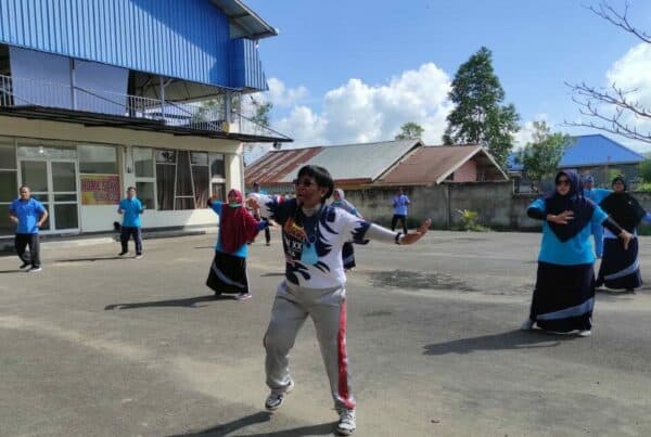 Jaga Kesehatan Personil, BNN Kota Kendari Gelar Senam
