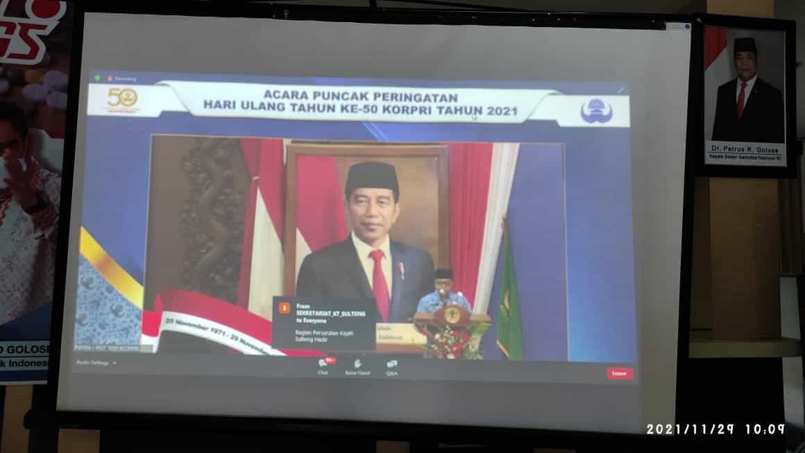 Peringatan HUT KE-50 KORPRI 2021: “