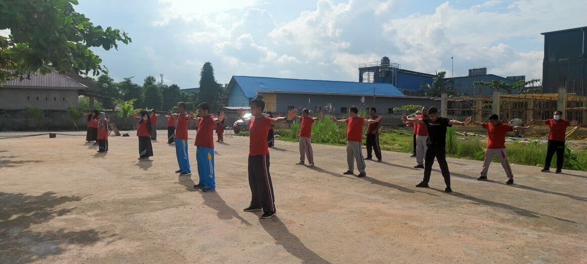Jaga Imunitas Tubuh, BNN Kota Kendari Gelar Senam