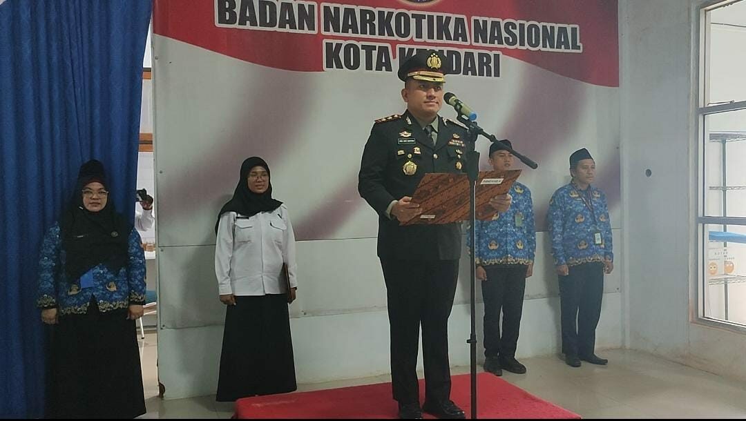 Kasubbag Umum dan Katim BNN Kota Kendari Ikuti Rapat Pimpinan BNN RI